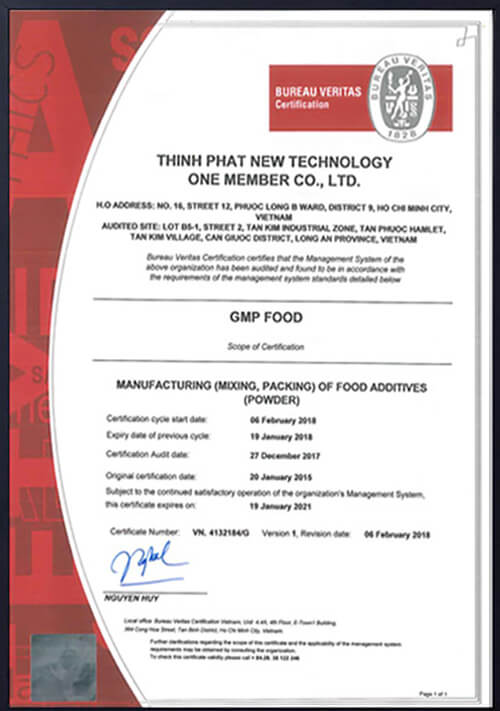Bureau Viritas Certification